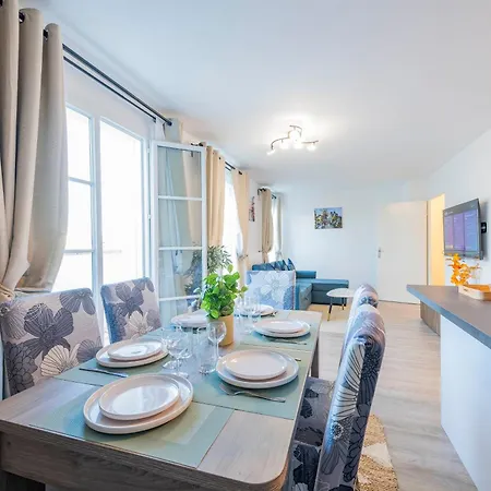Apartment Le Cartier Appt F3, 7mn Disneyland, Parking,terrace